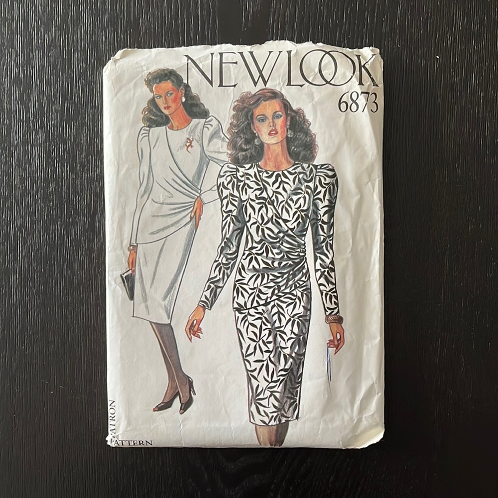 Vintage Dress Sewing Pattern: New Look